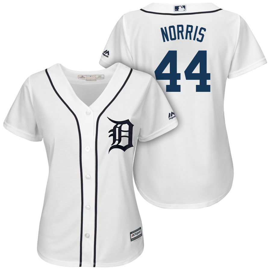 Women's Detroit Tigers #44 Daniel Norris White Cool Base Stitched MLB Jersey(Run Small)